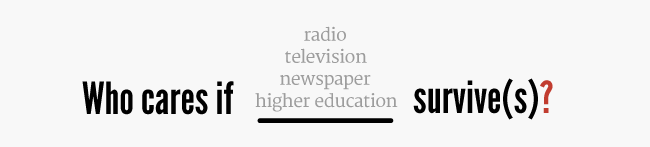 Who cares if radio survives?